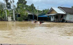 BPBD Murung Raya Terus Pantau Kondisi Banjir Bandang di Sejumlah Desa