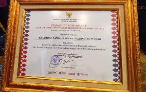 Terima Penghargaan, Wagub Kalteng Ingatkan Hilirisasi Kekayaan Intelektual