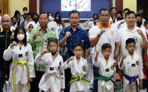 Atlet Taekwondo Lamandau Diminta Berikan Hasil Maksimal