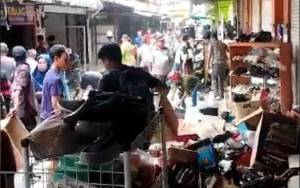  Api Berkobar di Pasar Indra Kencana, Pedagang dan Warga Panik