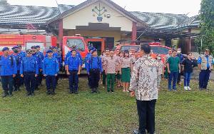 BPBD Damkar Barito Timur Siapkan Pemakaman Kedinasan Anggota yang Meninggal