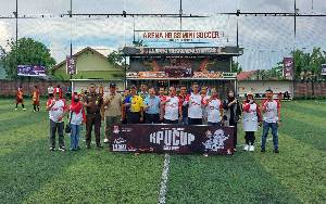 Turnamen Mini Soccer KPU Kapuas Sekaligus Sosialisasikan Pemilu 2024