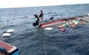 Kapal Berpenumpang Tujuh Orang Karam di Perairan Kepulauan Seribu