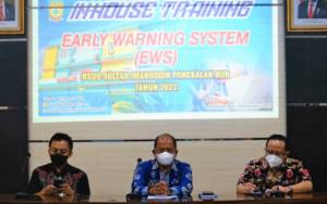 Penuhi Elemen Penilaian Akreditasi, RSUD Sultan Imanuddin Telah Gelar IHT Early Warning System