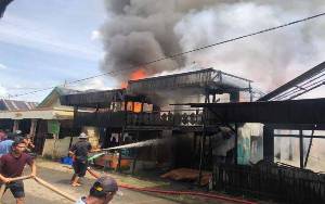 Polisi Selidiki Kebakaran Hanguskan 6 Rumah di Palingkau Baru, Dugaan Sementara Korsleting Listrik