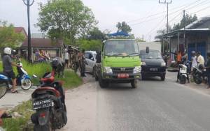  Pikap Tabrak Avanza Lalu Seruduk Motor di Sampit, Korban Dilarikan ke RSUD dr Murjani