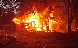 Rumah Warga di Desa Murung Duyung Ludes Terbakar