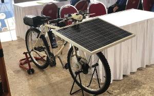 Mahasiswa UMM Kembangkan Sepeda Listrik Tenaga Surya