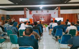 KPU Barito Selatan Ikuti Peluncuran Kirab Pemilu 2024 Secara Online