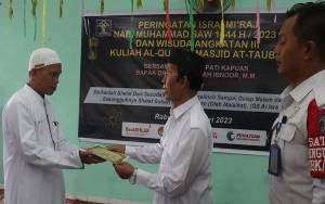 Wakil Bupati Kapuas Apresiasi Rutan Gelar Isra Miraj dan Khataman Al Quran WBP