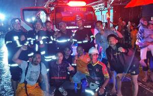 Relawan Matabu Jaya Bantu Padamkan Kebakaran di Kabupaten Tabalong