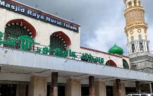 Dibangun 1967, Masjid Raya Nurul Islam Miliki Kapasitas 1.000 Jamaah