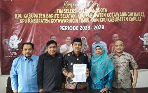 Timsel KPU Kalteng Umumkan 127 Calon Anggota KPU 4 Kabupaten