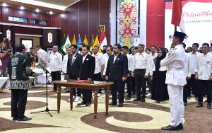 Chandra Ardinata Resmi Pimpin Karang Taruna Kalteng