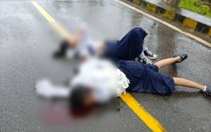 Satlantas Jelaskan Penyebab Kecelakaan 2 Siswa SMP di Pematang Karau