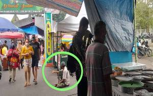 Warga Keluhkan Aktivitas Pengemis di Pasar Ramadan Jalan Ais Nasution Palangka Raya
