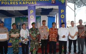 Kapolres Kapuas Bersama Forkopimda Cek Pos Operasi Ketupat Telabang 2023