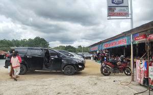 Jalur Trans Kalimantan Palangka Raya-Barito Timur Ramai Pemudik