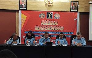 Kemenkumham Kalteng Gathering Bersama Media