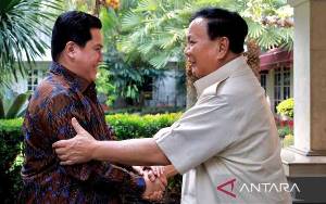 Prabowo dan Erick Thohir Bertemu Bahas Timnas dan Dinamika Negara