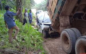 Mobil Avanza Kecelakaan di Perkebunan Kelapa Sawit Kotim, Satu Orang Tewas