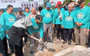 Letakkan Batu Pertama Pembangunan Masjid Muhammadiyah Samirhan Hamzah, Ini Kata Wabup Mura