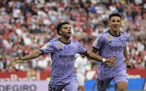 Dua Gol Rodrygo Menangkan Real Madrid atas Sevilla
