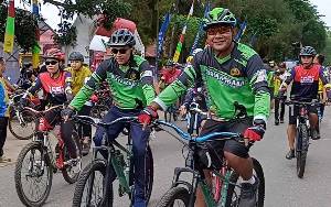 Polres Barito Timur Gelar Fun Bike Hari Bhayangkara ke-77