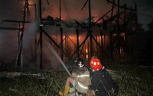 Api Bakar Bangunan Sarang Walet di Palangka Raya Sempat Dikira Warga Lampu Penerangan
