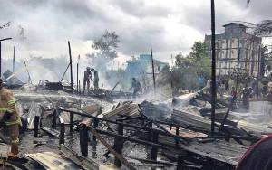 Tiga Rumah Terbakar di Palangka Raya Diduga Akibat Korsleting Listrik