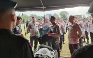 Irwasum Polri Cek Personel dan Sarana Pengamanan Pemilu Polda Kalteng