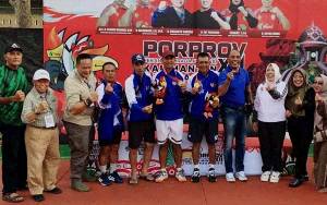 Kasat Samapta Polres Kapuas Raih Medali Emas Tenis Lapangan di Ajang Porprov Kalteng