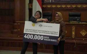 Indonesia Peroleh 400 Ribu Vaksin Rabies dari Australia 