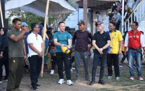 Turnamen Bola Voli Meriahkan HUT ke-78 RI di Kecamatan Kapuas Murung