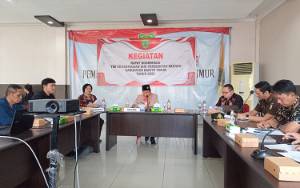 Sekda Barito Timur Buka Rakor Tim Kewaspadaan Dini Pemerintah Daerah