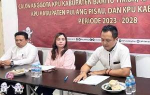 KPU RI Tetapkan 5 Anggota KPU Kabupaten Pulang Pisau Periode 2023-2028