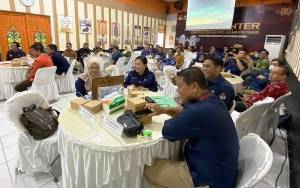 KPU Lamandau Ikuti Rakor Pencermatan DCT Bacaleg  