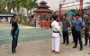 Pegawai Rutan Kapuas Ikuti Latihan Perdana Judo