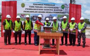 Pj Sekda Seruyan Hadiri Groundbreaking Pembangunan Gedung Pengadilan Agama Kuala Pembuang