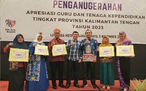 Sejumlah Guru di Kotim Raih Juara pada Penganugerahan Apresiasi Guru dan Tenaga Kependidikan Provinsi Kalteng