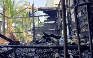 Kebakaran Toko Laundry di Palangka Raya turut Hanguskan Sebuah Rumah Warga