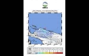 Gempa Magnitudo 5,8 di Keerom Tidak Berpotensi Tsunami