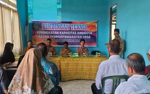 Pemerintah Kecamatan Bataguh Kembali Gelar Bimtek Bagi BPD