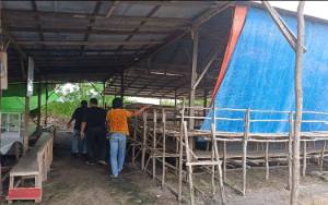 Polisi Sambangi Pusat Judi Sabung Ayam di Sampit