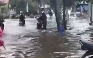 BPBD Kotim Pantau Banjir di Sampit