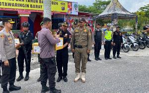 Senkom Kobar Berpartisipasi Dalam Pengamanan Nataru di Kotawaringin Barat
