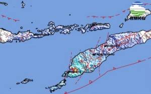 Gempa Magnitudo 5,1 Guncang Kupang NTT