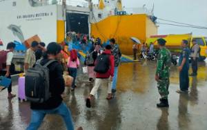 Libur Nataru, Koramil Kumai Terlibat Aktif Pengmananan Pelabuhan Panglima Utar