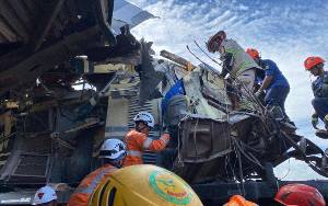 Basarnas: Seluruh Korban Kecelakaan KA di Bandung Tuntas Dievakuasi