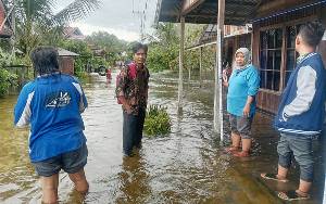 Puluhan Rumah di RT 02 Desa Matabu Bartim Terendam Banjir